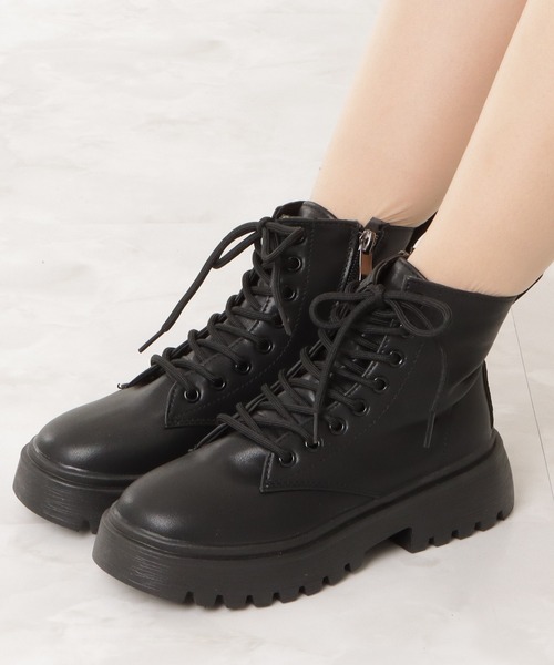 Lace Ladies（レースレディース） ブーツ サイドジップレースアップ