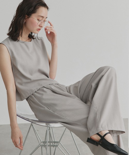 ad thie（アドティエ） セットアップ ノースリーブ トップス ロング