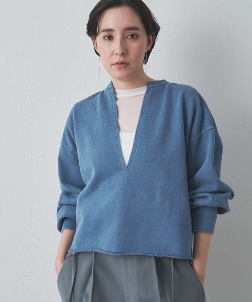 Whim Gazette（ウィム ガゼット） トレーナー スウェット ピグメント