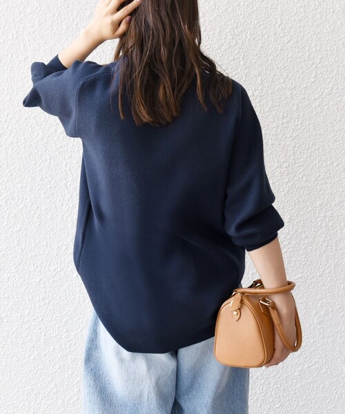 SHIPS any ニット セーター any:「手洗い可能」ミラノリブ スタンド