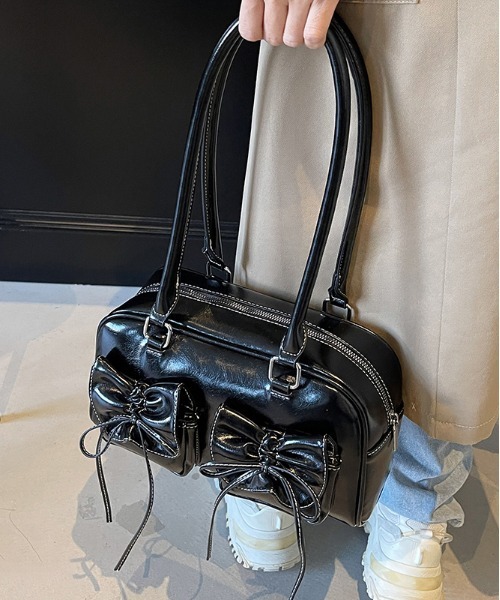 gossip!ロサンゼルス ショルダーバッグ バッグ Y2K ダブルリボン