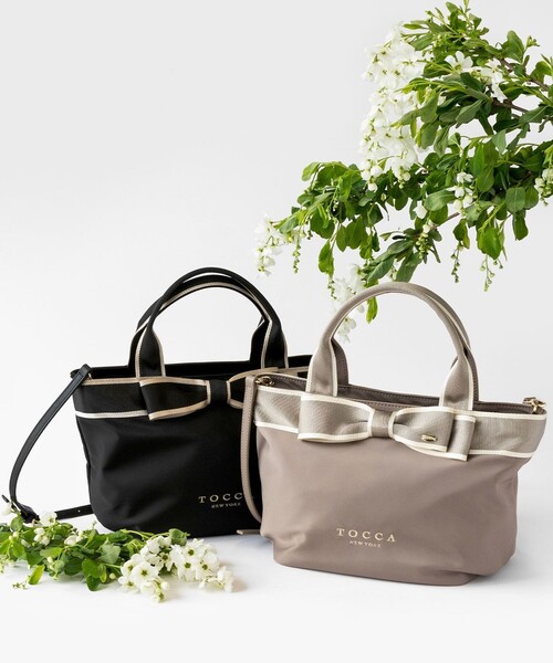 TOCCA（トッカ） トートバッグ BICOLOR RIBBON TOTE トートバッグ