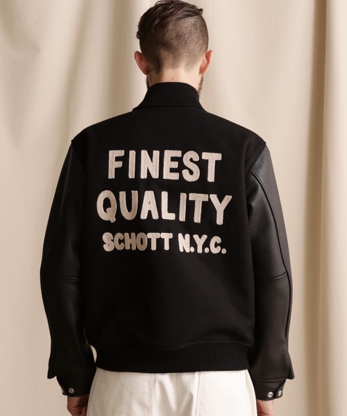 Schott N.Y.C（ショット） スタジャン Schott/ショット/×SKOOKUM
