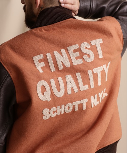 Schott N.Y.C（ショット） スタジャン Schott/ショット/×SKOOKUM