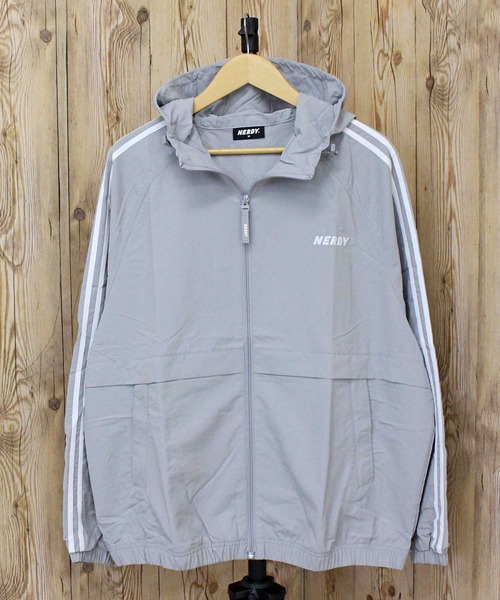 NERDY ナイロンジャケット フーディウインドブレーカー NY HOODIE