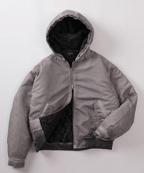 ブルゾン アウター 「82」ヴィンテージライク ファーフード フライト