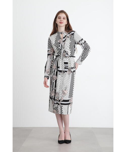 PINKY&DIANNE（ピンキー アンド ダイアン） ワンピース ラインブロック