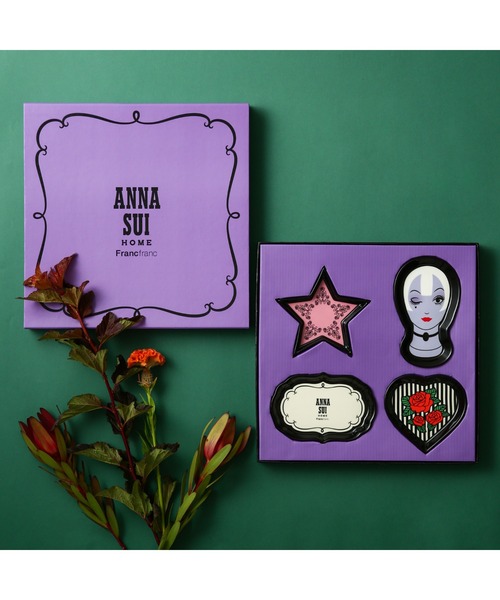 Francfranc（フランフラン） 食器 ANNA SUI ミニプレートセット
