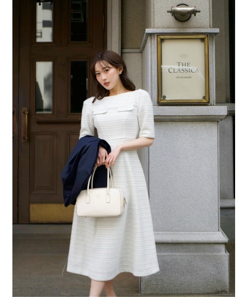 Her lip to ワンピース Charlotte Tweed Dress : ZOZOTOWN Yahoo!店