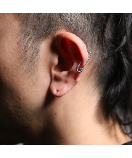 JAM HOME MADE（ジャムホームメイド） ピアス 安全ピン ブラック