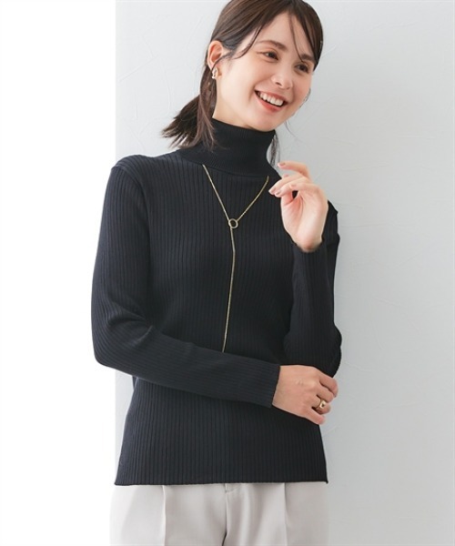 7days Life Styling ニット セーター リブタートルネックニット(乾燥機
