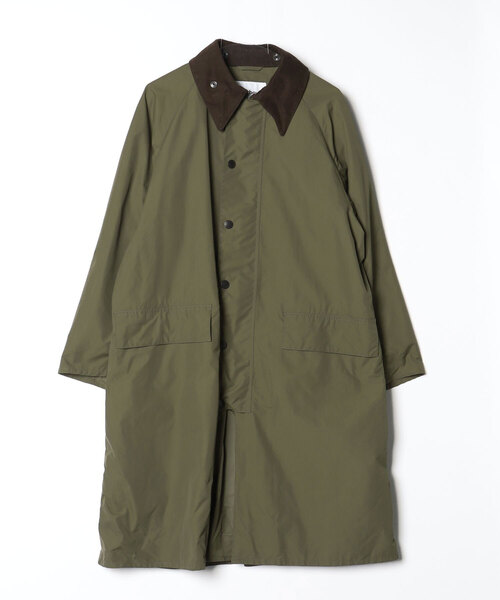 Barbour（バブアー） ステンカラーコート 38 カーキ メンズ : ZOZOTOWN