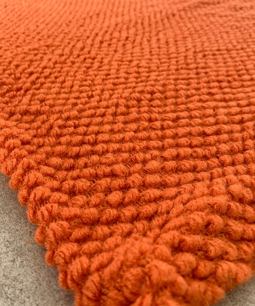 ブランケット ワッフル編み フリンジ ニットブランケット : ZOZOTOWN