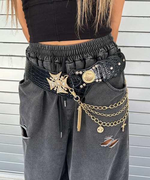 DAIYA（ダイヤ） ベルト ギャラクシーバックルチェーンベルト