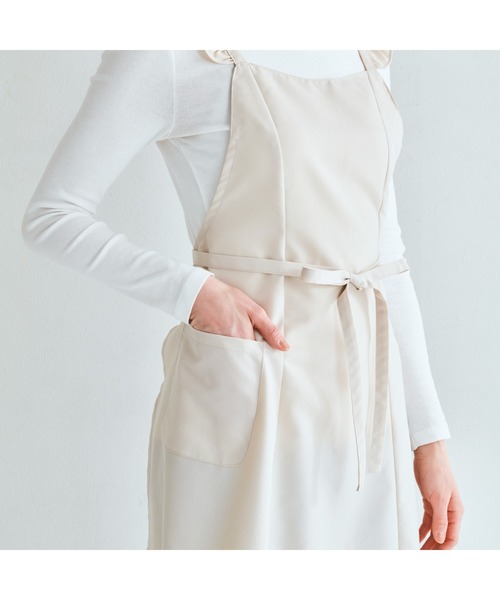 Francfranc（フランフラン） エプロン ミニフリル フルエプロン