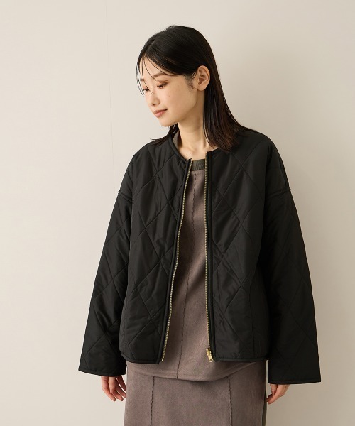 ketty（ケティ） ブルゾン アウター ファーキルトリバーシブルZIP