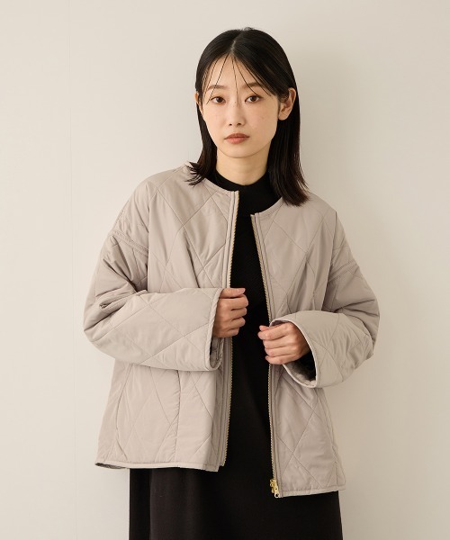 ketty（ケティ） ブルゾン アウター ファーキルトリバーシブルZIP