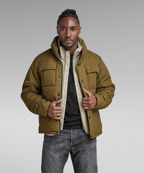 G-STAR RAW ナイロンジャケット FOUNDATION PADDED JACKET/ライト