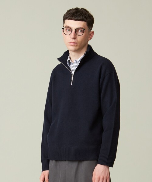 J.PRESS YORK STREET セーター ニット 「UNISEX」NEW ENGLAND ハーフ