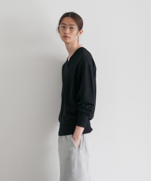 KAIKO（カイコー） セーター ニット KAIKO V neck sweater メンズ