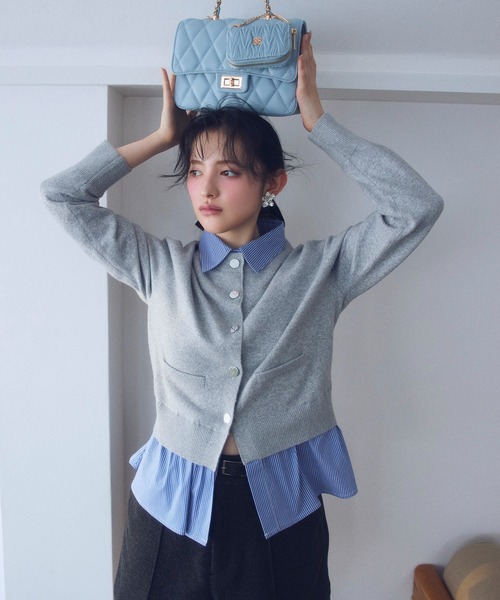 VIS（ビス） ショルダーバッグ バッグ チェーンハンドルキルティング