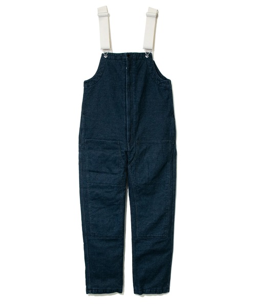 AOZORA（アオゾラ） オーバーオール サロペット 刺し子デニム中綿