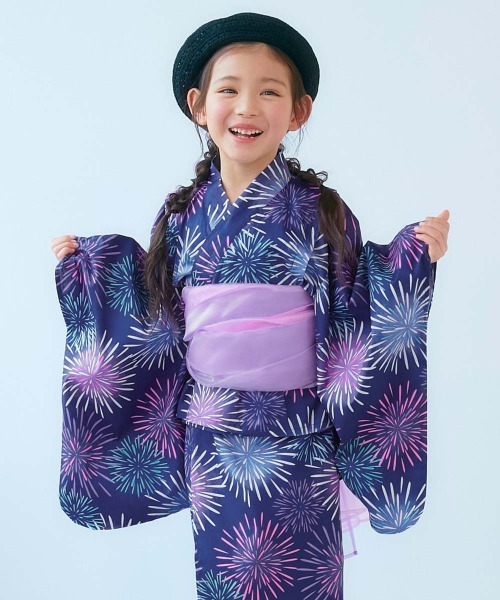 devirock（デビロック） 浴衣 ワンピースにもなる セパレート浴衣 帯2