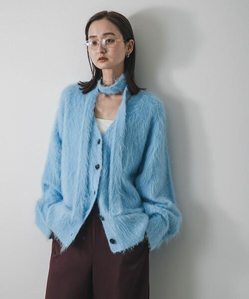 SENSE OF PLACE by URBAN RESEARCH カーディガン タイツキシャギー