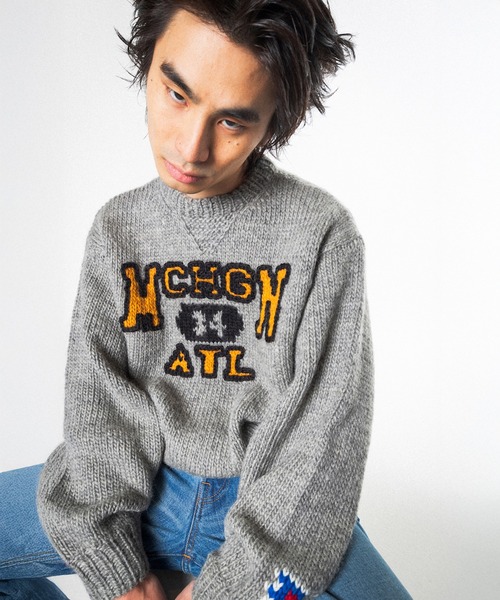 RICE NINE TEN（ライス ナイン テン） セーター ニット HAND KNITTING