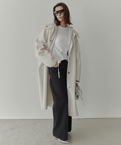 LE CIEL BLEU（ルシェルブルー） コート アウター フードダブル