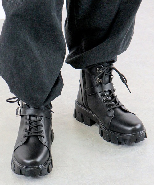 LOVEHUNTER（ラブハンター） ブーツ +5.5cm ハイソールコンバット