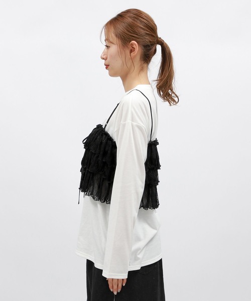 LAKOLE（ラコレ） キャミソール レースフリルキャミ / 142962