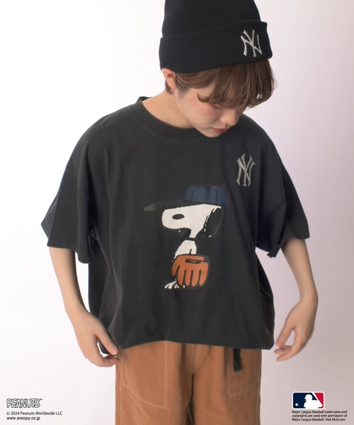 DOUBLE NAME（ダブルネーム） tシャツ 「再入荷」MLB×PEANUTSコラボ