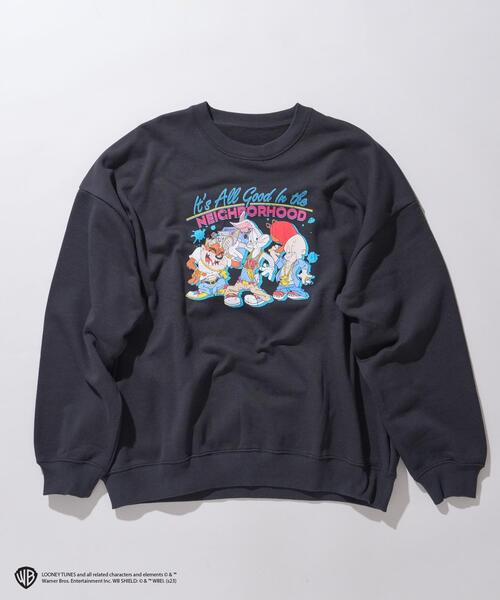 トレーナー スウェット ∴WEGO/別注LOONEY TUNESプルオーバー メンズ