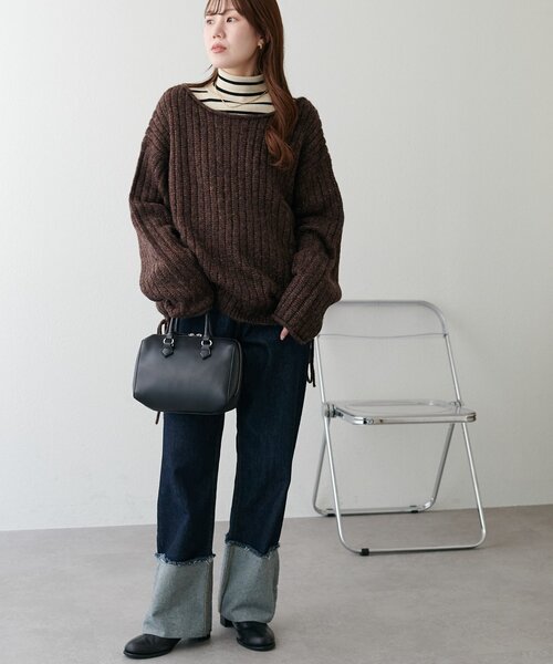 Discoat（ディスコート） ニット セーター 「腰回りカバー/WEB限定