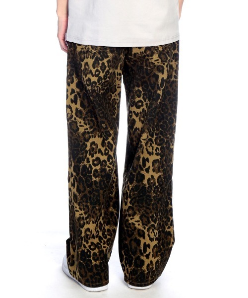 WOODENDOLL ジーンズ レオパード柄 ワイド パンツ デニム メンズ