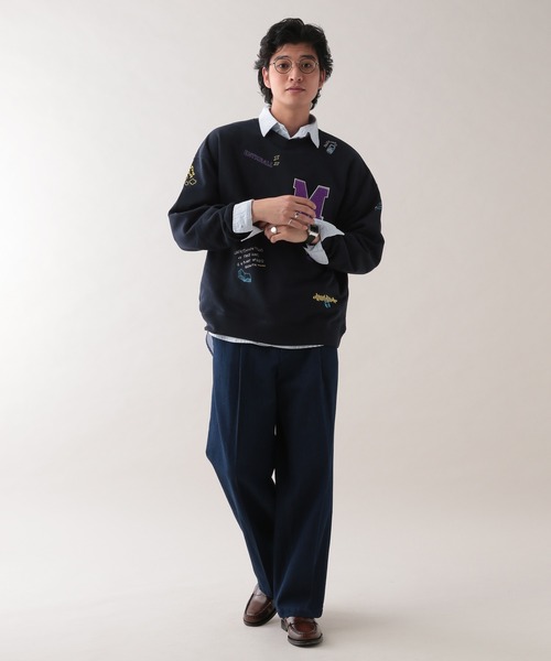 RAGEBLUE（レイジブルー） トレーナー スウェット サガラ刺繍/ワッペン