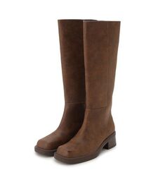 Mila Owen（ミラオーウェン） ブーツ スクエアトゥロングブーツ