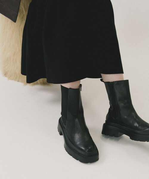 ATELIER BRUGGE（アトリエブルージュ） ブーツ レザー サイドゴア