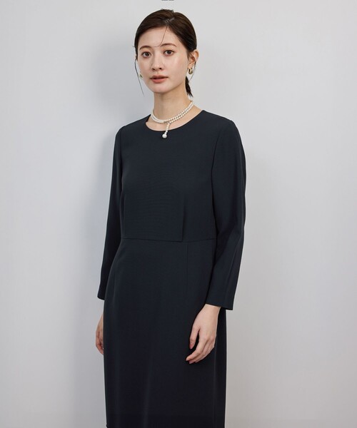 ROPE'（ロペ） ワンピース トリアセダブルクロス ウエストコンシャス