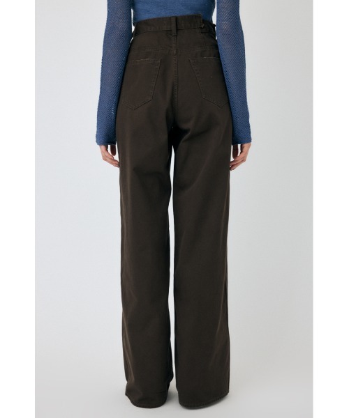MOUSSY（マウジー） チノパン CROSS CHINO WIDE STRAIGHT レディース