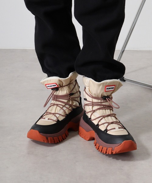 HUNTER（ハンター） ブーツ レディース ワンダラー レースアップ