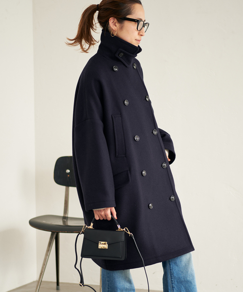 FRAMeWORK（フレームワーク） コート 36 ネイビー レディース