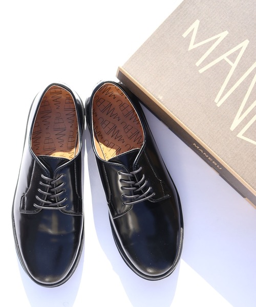 MANEBU（マネブ） ビジネスシューズ HIHIN FACE SKIN レースアップ