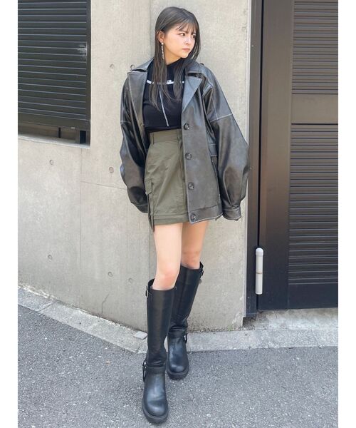 MURUA（ムルーア） ブーツ エンジニアロングブーツ レディース