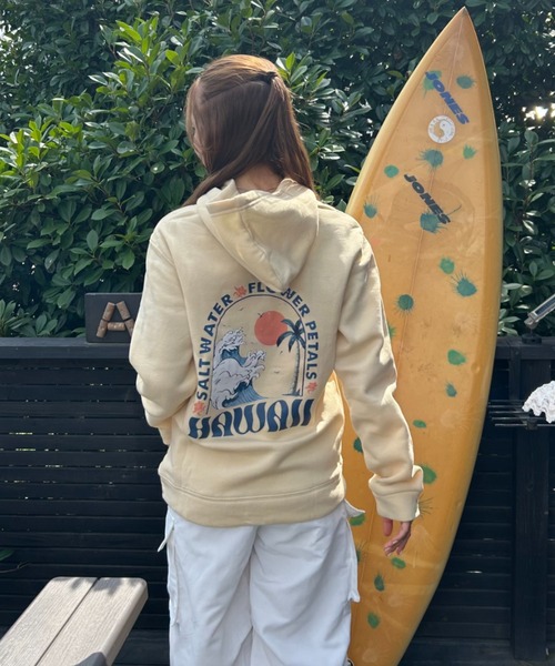 Loco Ocean（ロコオーシャン） パーカー バックプリント ハワイサーフ