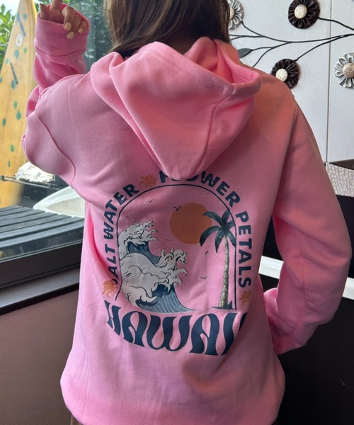 Loco Ocean（ロコオーシャン） パーカー バックプリント ハワイサーフ