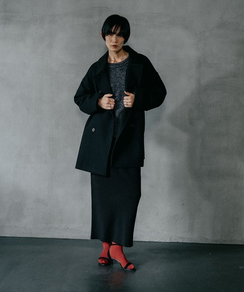 LEPSIM（レプシィム） コート アウター ウーリーダブルミドルコート