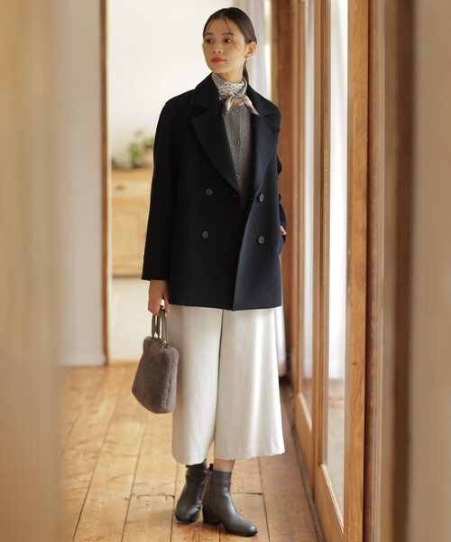 J.PRESS（J.プレス） ピーコート pコート Jackal 140sソフトメルトン P