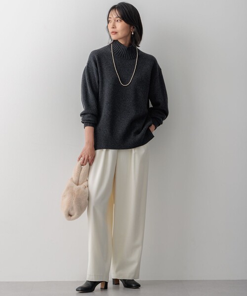 23区（ニジュウサンク） ニット セーター 「洗える」カシミヤブレンド